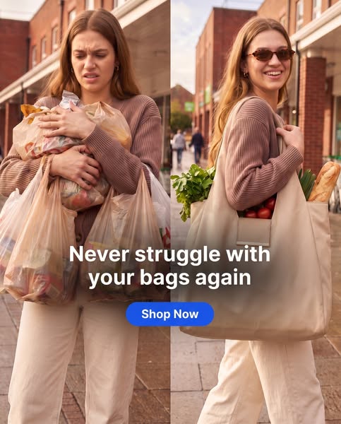 Weekly shop in one bag. From your keys.