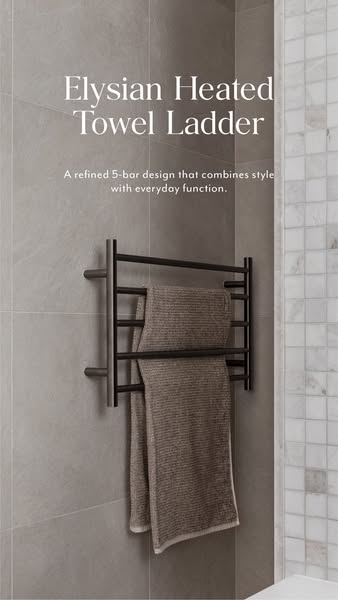 Elysian Heated Towel Ladder