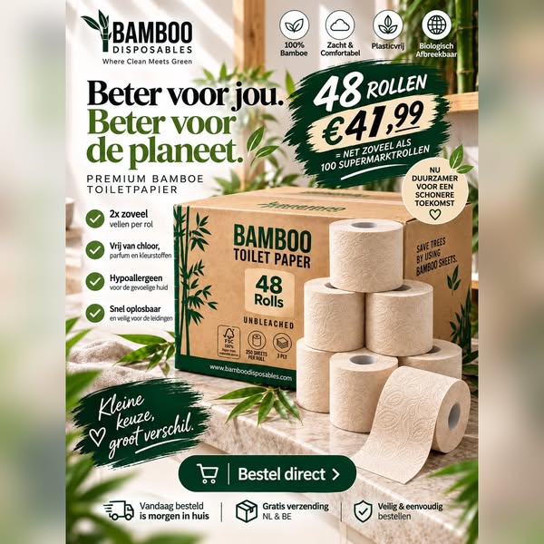 48 rollen = 100 supermarktrollen