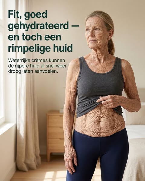 Fit, gehydrateerd — en toch rimpelig