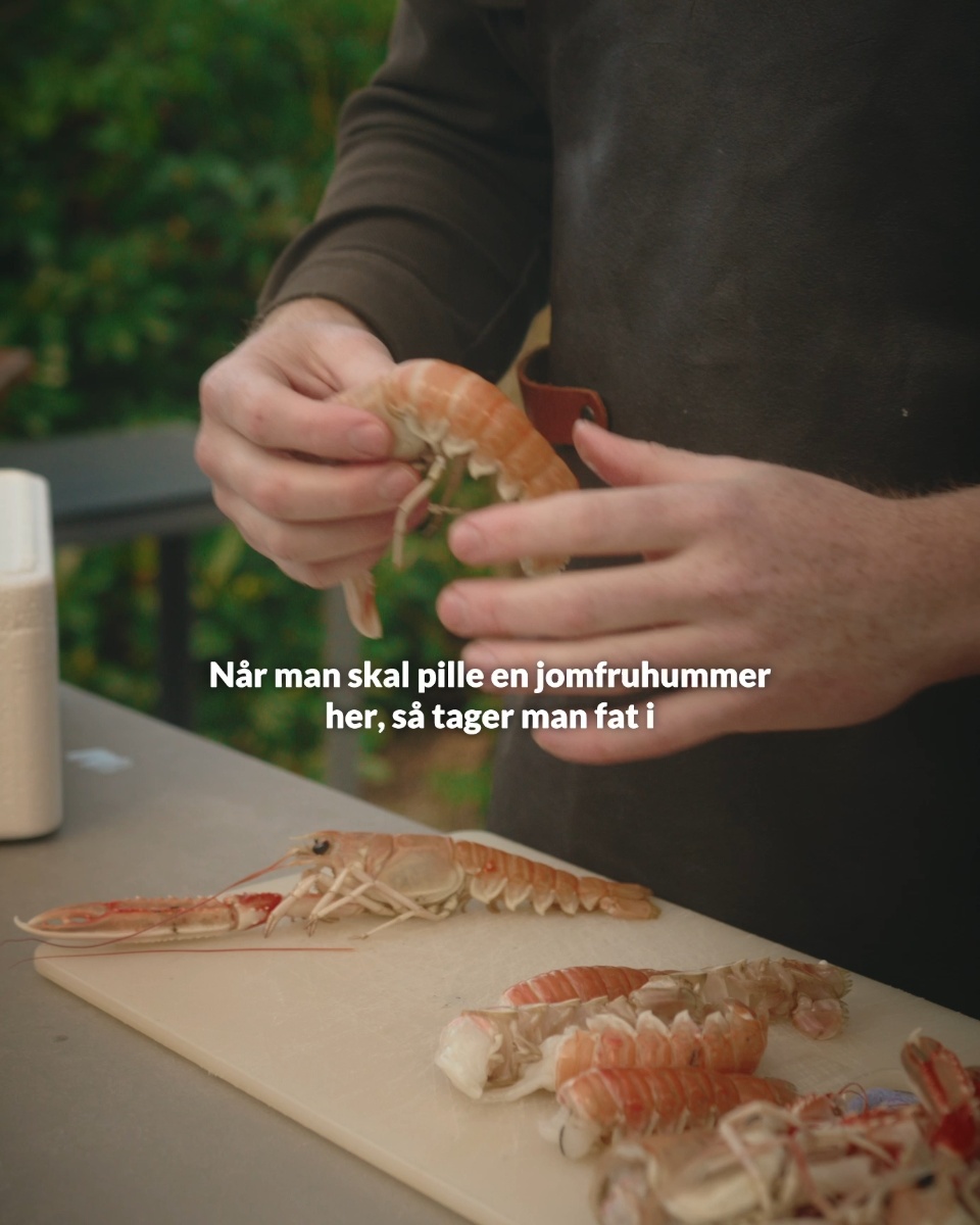 Friskfanget jomfruhummer til grillen
