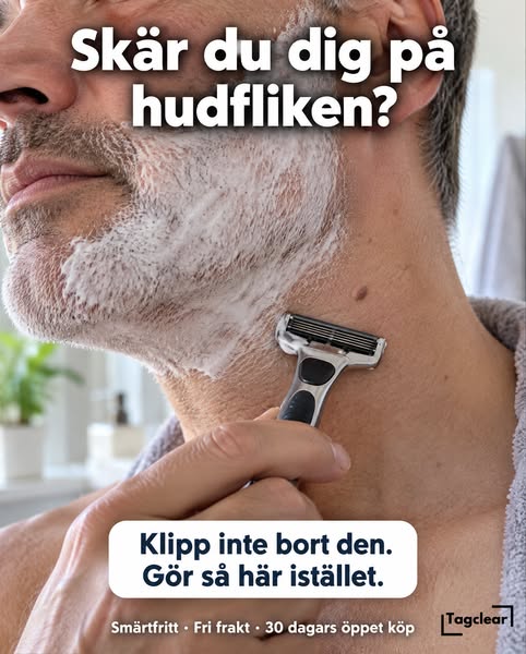 Skär du dig på hudfliken?