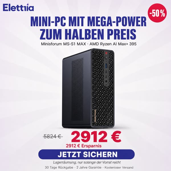 Halber Preis, volle Leistung