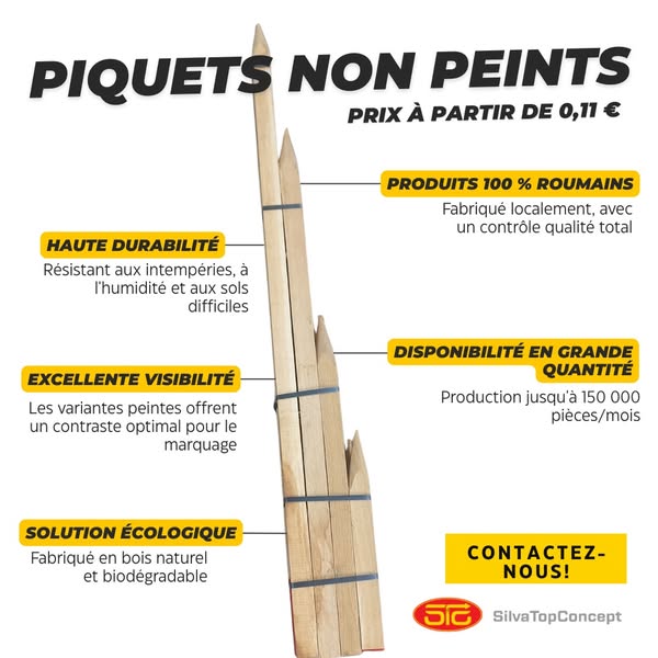 Piquetage conforme : visibilité maximale sur vos chantiers