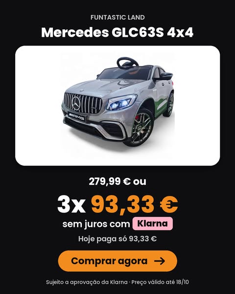 Mercedes GLC63S 4x4 · 3x 93,33 €