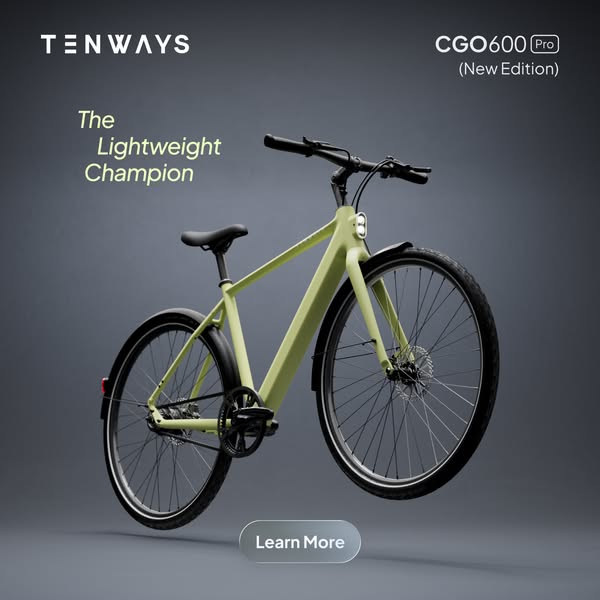 Ride light. Go further.