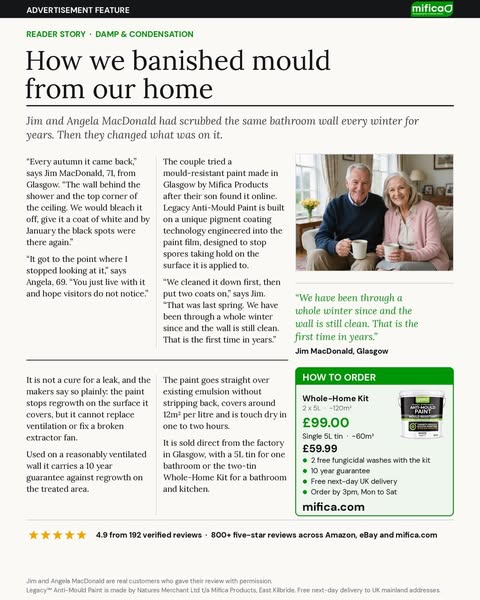 How we banished mould from our home