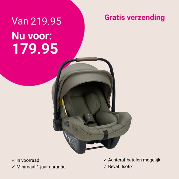 Autostoel Nuna PIPA Next Compatible Pine