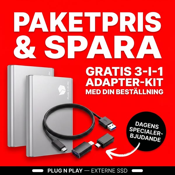 Lagra dina foton och videor snabbt och säkert.
