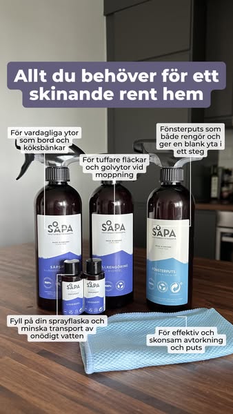 Skinande rent hem med Västerbottenssåpa!
