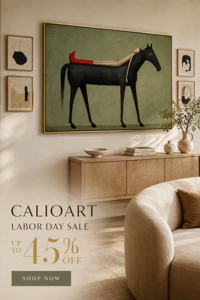 Surrealist Calm Above the Bed