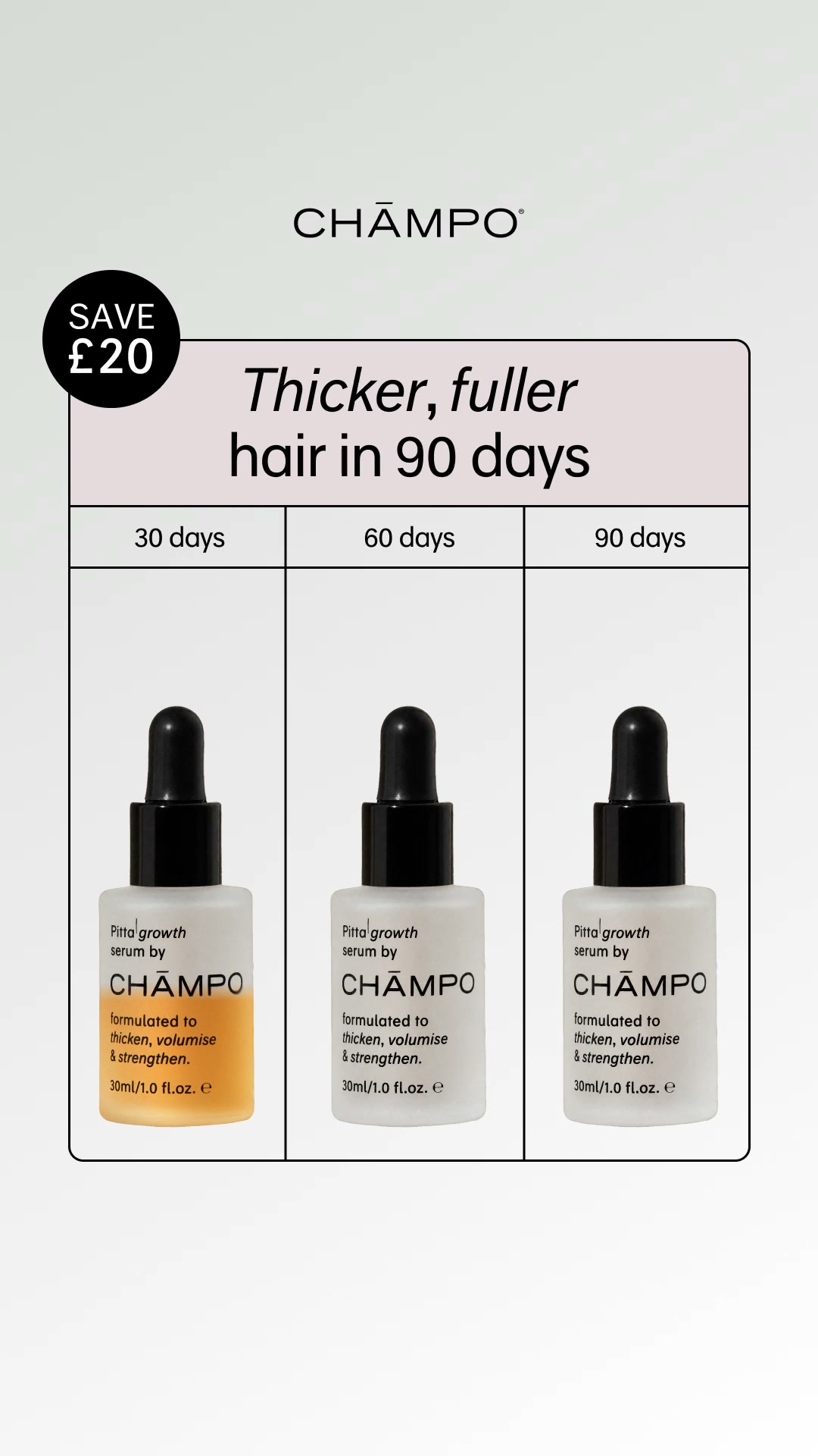 Save £20 on Thicker, Fuller Hair