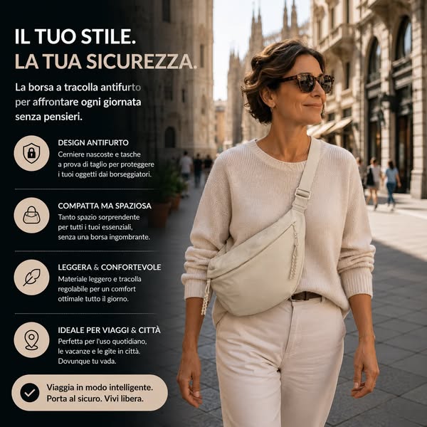 Eleganza e sicurezza in una borsa