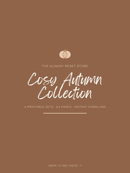 Anúncio de The Sunday Reset Store