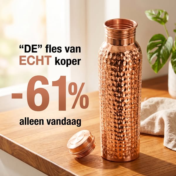 Puur koper. Levenslange garantie. Gratis verzending. Marieke & Juul™: de wellness-investering die je verdient.