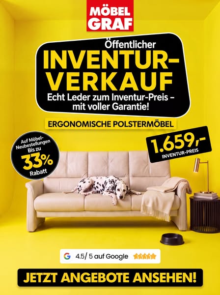#1 Polstermöbel bis zu 78 % günstiger