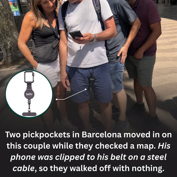 Your phone is the target. Clip it.