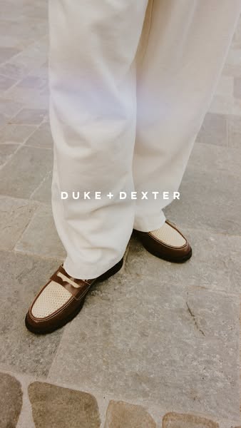 Shop the Wilde Chestnut + White Rattan Penny Loafer