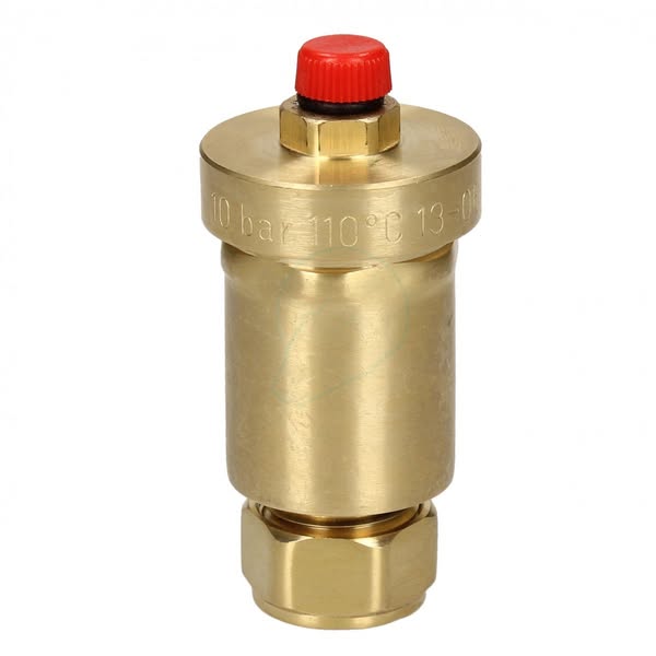 15mm Auto Air Vent Compression - White