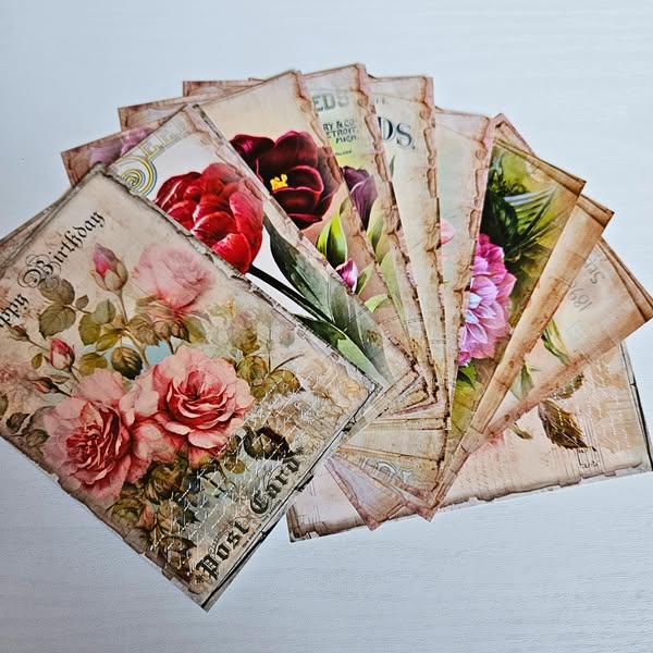 Bulb and Seed Postcard Journaling Set