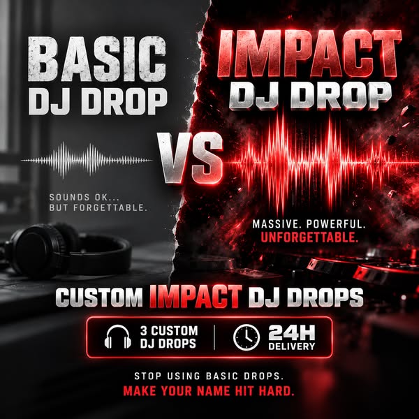 24h delivery: 3x Custom DJ Drops