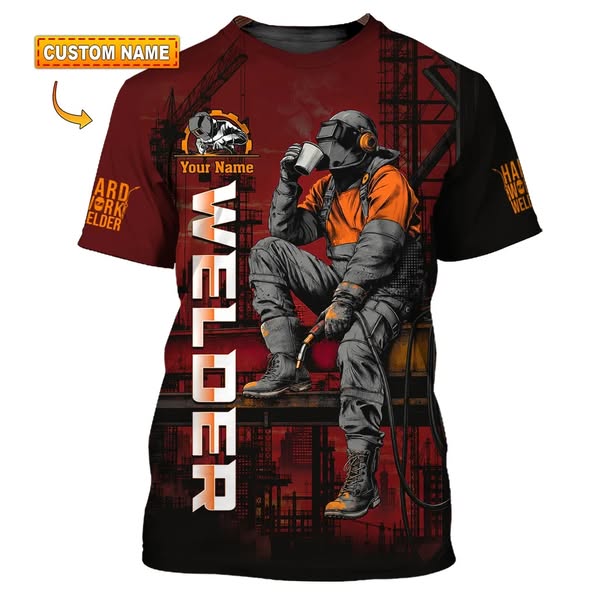Welder's Perfect Shirts Custom Name for You!