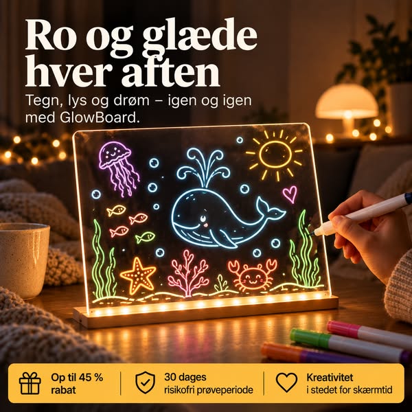Får hver tegning til at lyse op