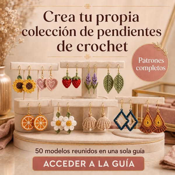 50 Pendientes de Crochet