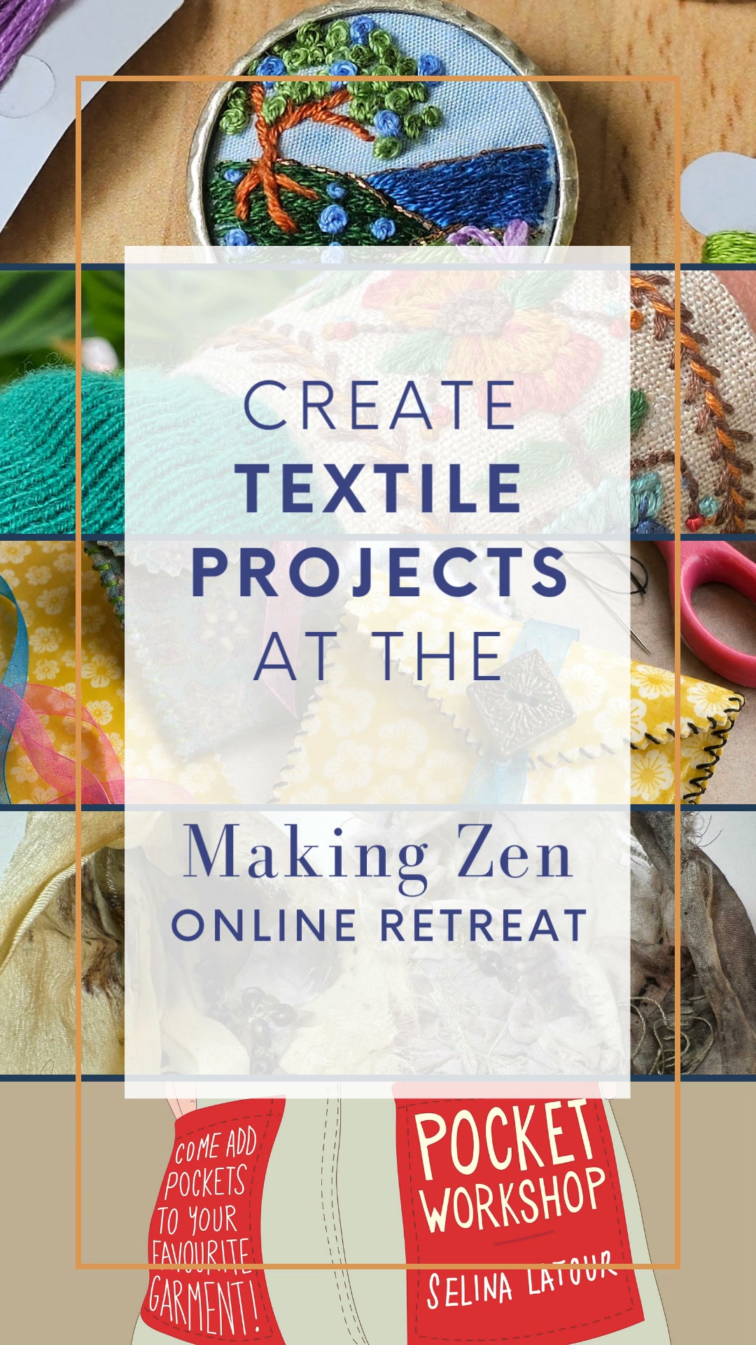 FREE 5-Day Retreat: stitch, slow down, and discover mindful stitching