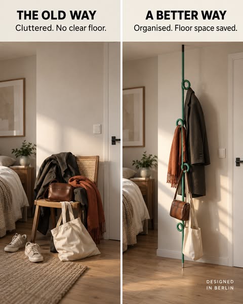 Less mess. More space. A home for everything.