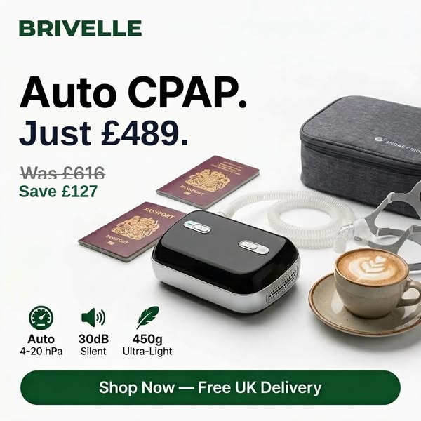 Auto CPAP Machine — Just £489 (Save £127)