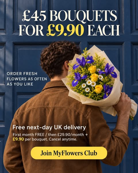 £45 bouquet. Club price £9.90