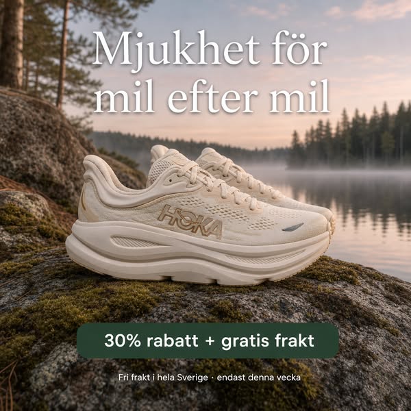 HOKA Bondi 9 Vanilla/Birch till kampanjpris