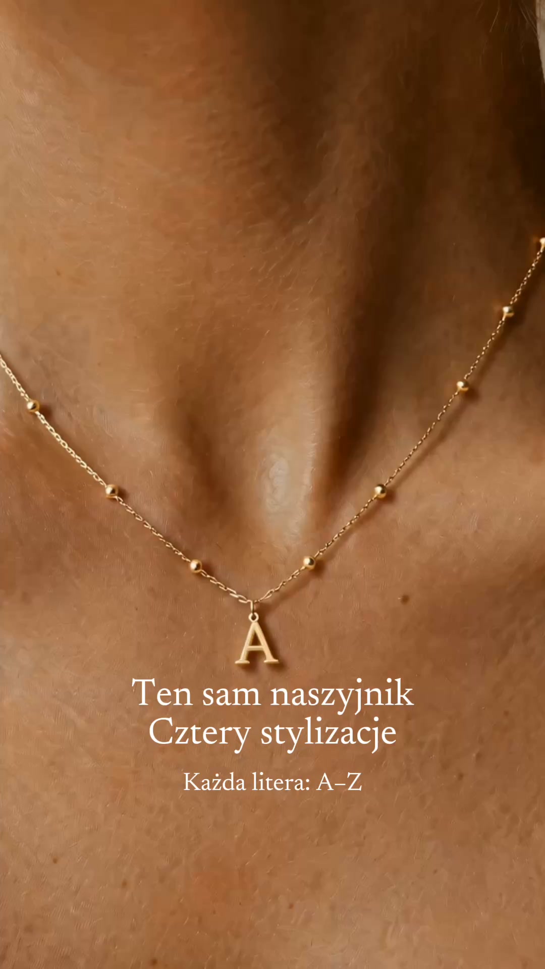 Naszyjnik z Twoją literą −50%