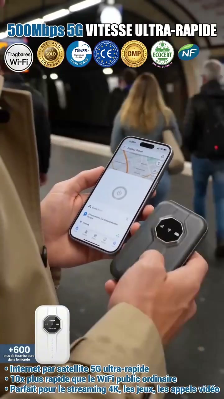 Zéro réseau en vacances ? Ce mini boîtier satellite change tout !