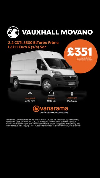 Our best value van deals