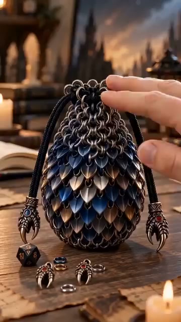 Dragon Egg Chainmail Pouch DIY Kit