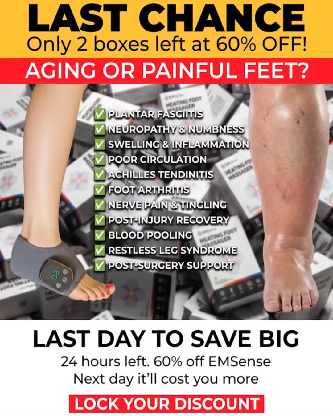 Try EMSense Foot Massager Today!