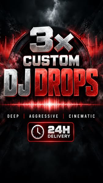 24h delivery: 3x Custom DJ Drops