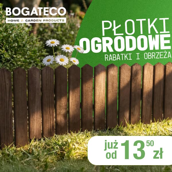 Płotki ogrodowe