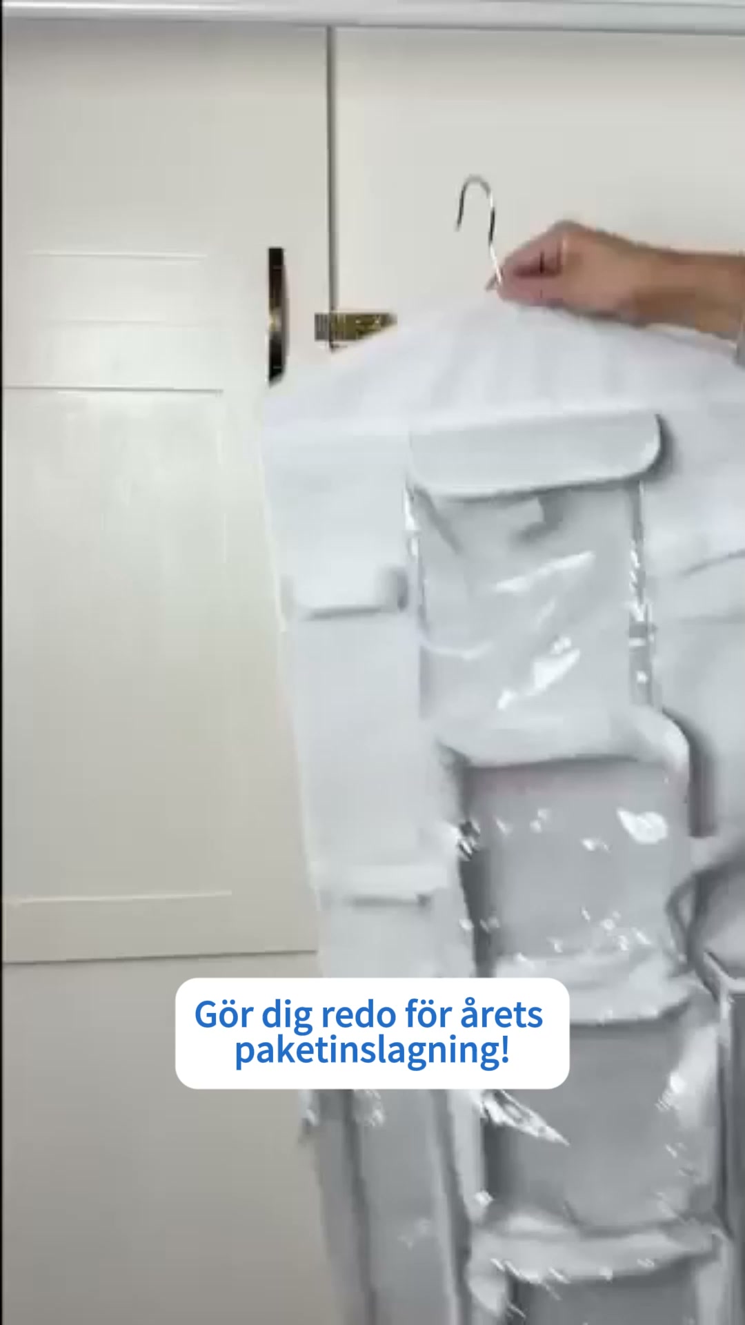 Wrap & Ready | Hängande Förvaring för Presentpapper | Organizer för Inslagningsmaterial