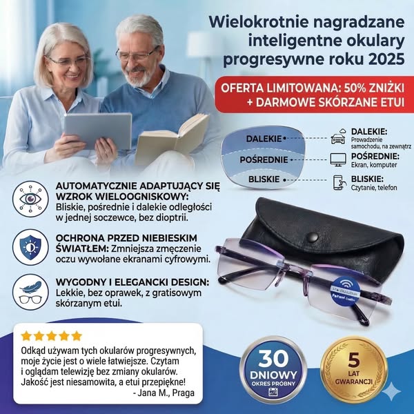 Ponad 34 000 Polaków pożegnało problem ciągłego zmieniania okularów