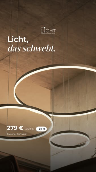 Die Ringleuchte für euren Esstisch