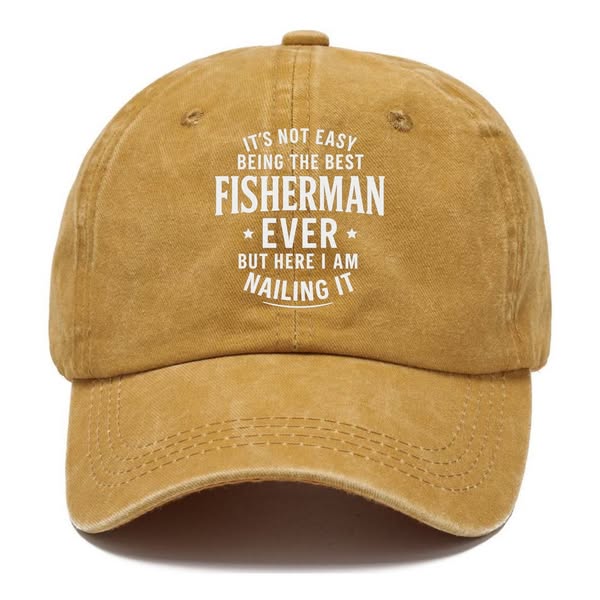 It's not easy being the best FISHERMAN ever, but here I...