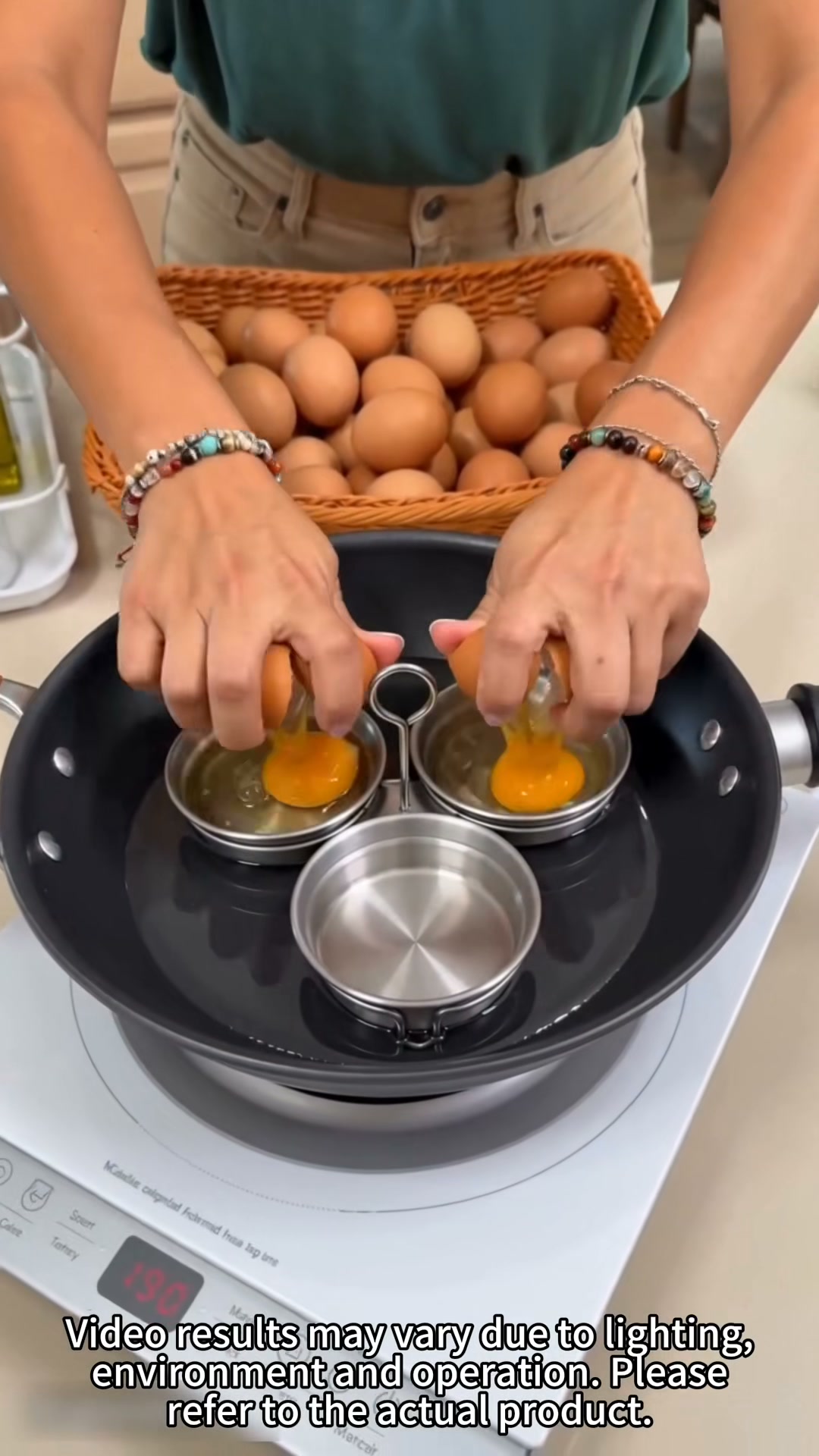3-Cup Stainless Steel Egg Steamer – Steam 3 Portions at Once