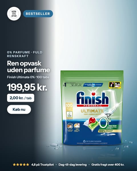 Opvask uden parfume