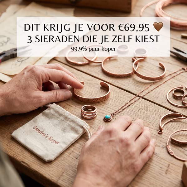 3 sieraden voor €69,95