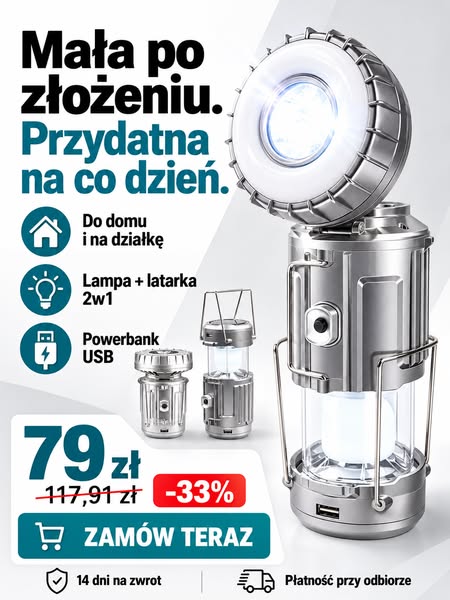 Brak prądu? Miej światło pod ręką