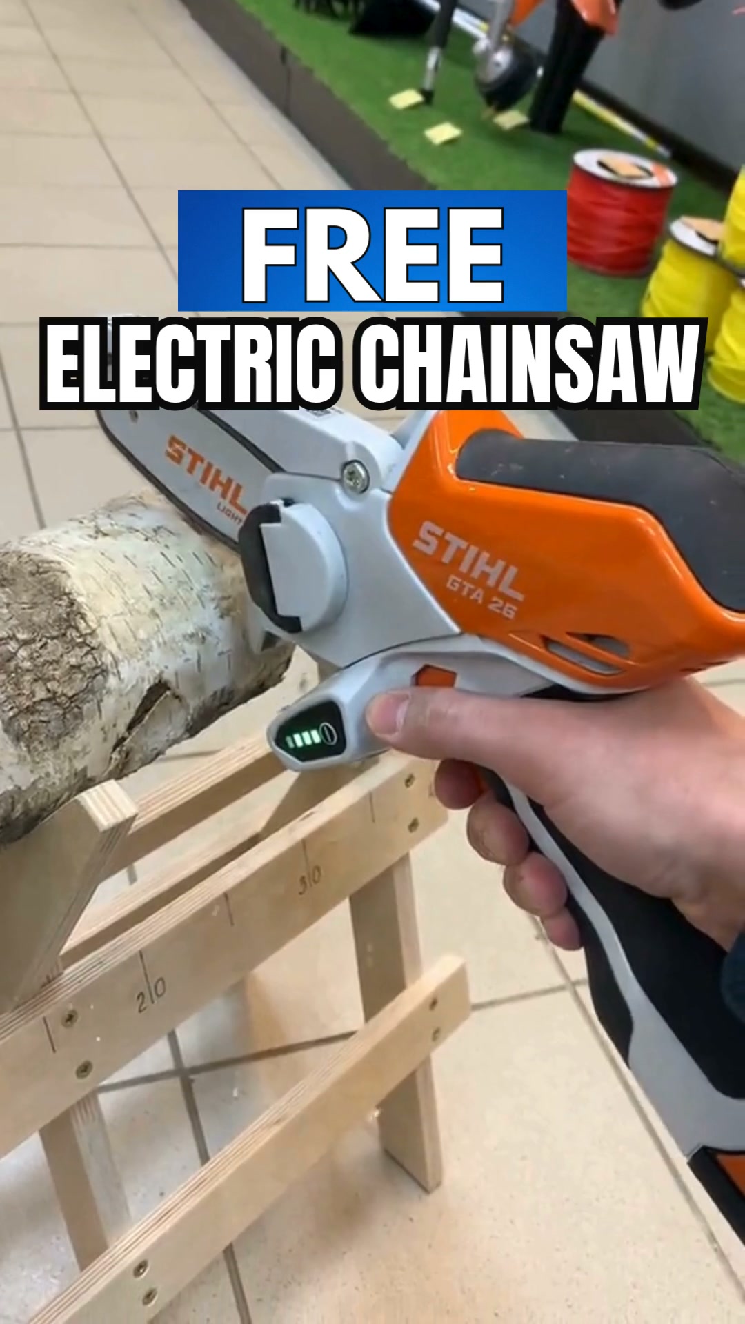 FREE ELECTRIC CHAINSAW