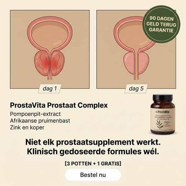 VIJF KEER PER NACHT PLASSEN?